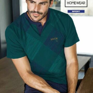 Pigiama uomo corto in cotone Enrico Coveri EP1026