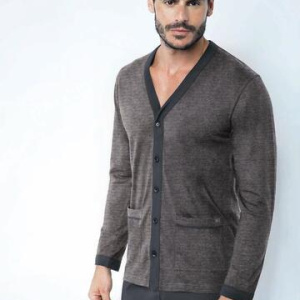 Pigiama uomo aperto in jersey di cotone Enrico Coveri EP1044