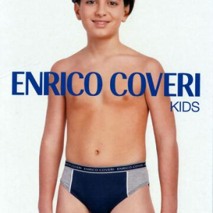 Slip da ragazzo in cotone elasticizzato Enrico Coveri ES4003