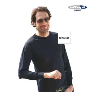 MAGLIA MANICA LUNGA UOMO EFFEPI 876 BIANCO