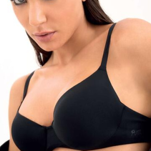 Balconcino imbottito con ferretto invisibile in micro Pura art. Emma