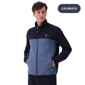 TUTA UOMO CALIBRATA IN COTONE GARZATO CON ZIP FRATELLI CAMPAGNOLO 78582 (56-64)