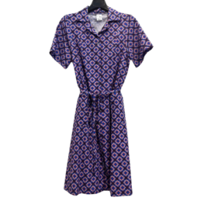 Abito vestaglia manica corta Flora V106