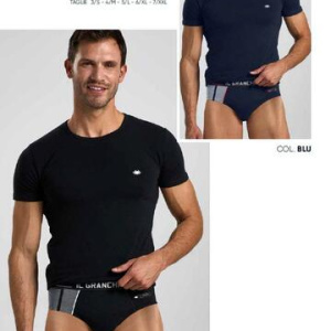 Completo uomo con t-shirt e slip Il Granchio GC1325S