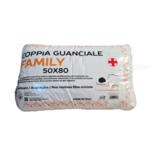 COPPIA GUANCIALI FAMILY DESIDERI DI CASA 50×80
