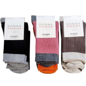 Calzino corto donna in caldo cotone a coste Scopri Prisco Gioia
