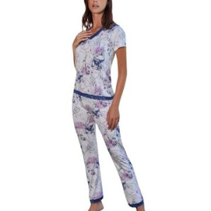 Pigiama donna a manica corta in viscosa Intimami ID1300