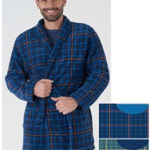 Giacca da camera uomo in caldo pile coral Karel KF5267
