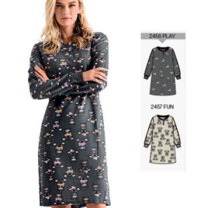 Camicia da notte in jersey di cotone caldo Infiore Koala KLO632990