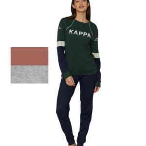 Pigiama donna in jersey di cotone caldo Kappa KWW25114