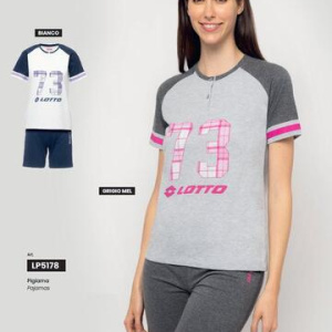 Completo donna corto in jersey di cotone Lotto LP5178