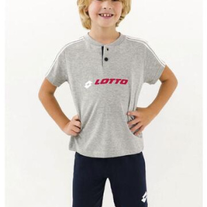 Pigiama corto da bambino in jersey di cotone Lotto LP7024