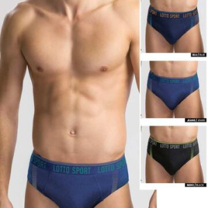 Slip uomo in cotone elasticizzato Lotto LS1332