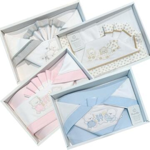 COMPLETO LETTINO 3 PEZZI PASTELLO LL