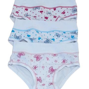 Slip bambina fascia alta in cotone elasticizzato Kika 494/A