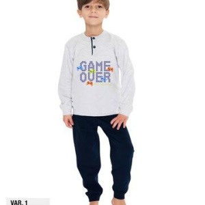 Pigiama da bambino in CALDO cotone Martellina M2002