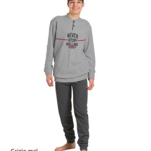 Pigiama da ragazzo in CALDO cotone lanato Martellina M4010