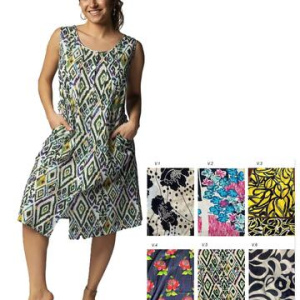 ABITO ESTIVO SMANICATO CON BOTTONI MARILA MAR12