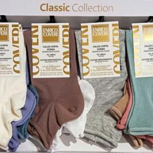 Calzino corto donna smollato in cotone elasticizzato Coveri Mango