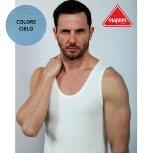 CANOTTA UOMO SPALLA LARGA MAPOM ROCKY SL CIELO