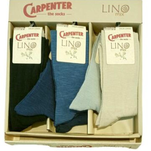 Calzettone lungo uomo in misto lino elasticizzato Carpenter N651 (1 PAIO)