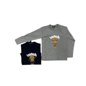 T-SHIRT MANICA LUNGA BAMBINO NEVER GIVE UP 741700 3-7 ANNI