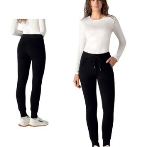 Leggings donna in jersey felpato Gladys PD0842