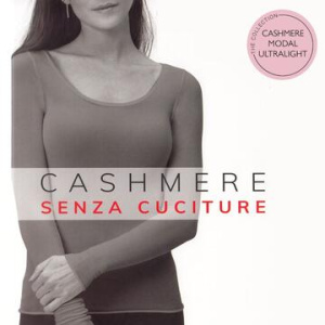 Maglia donna a manica lunga in cashmere ultralight Prisco Cash Dama