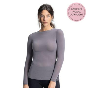 Maglia donna a manica lunga in cashmere ultralight Prisco Cash