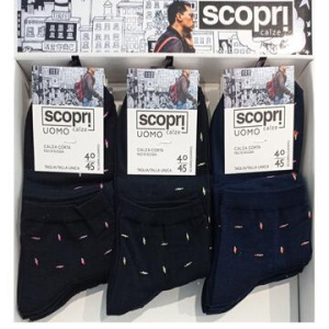 Calzino corto uomo bike in cotone elasticizzato Scopri Reeves (1 paio)