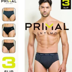 Slip uomo in cotone elasticizzato Primal S330 TRI-PACK