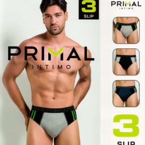 Slip uomo in cotone elasticizzato Primal S341 TRI-PACK