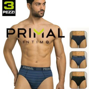 Slip uomo in cotone elasticizzato Primal S342 TRI-PACK