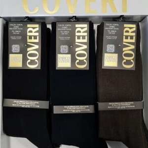 CALZINO CORTO UOMO IN CALDO COTONE ELASTICIZZATO ENRICO COVERI SKYLINE  1 PAIO