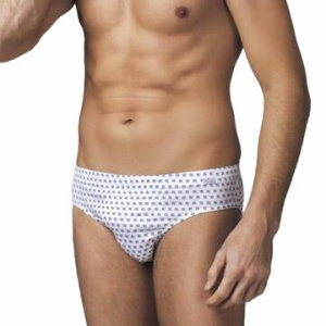 SLIP UOMO IN FILO DI SCOZIA NOTTINGHAM SM416 FONDO BIANCO