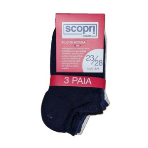 CALZINI CORTI BAMBINO SCOPRI CALZE ERIC (3 PAIA)