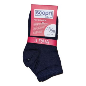 CALZINI CORTI BAMBINO SCOPRI CALZE TOBY (3 PAIA)
