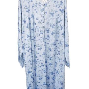 Camicia da notte donna a manica lunga in cotone Fiorenza Amadori Serena ML