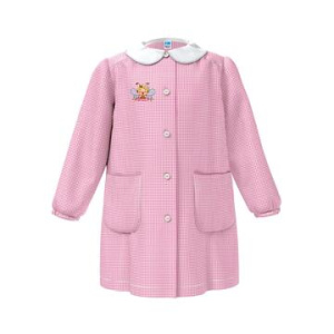 GREMBIULE ASILO BAMBINA SIGGI 33GR4174 RICAMO APE