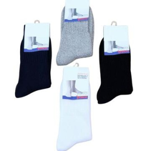 CALZINI IN SPUGNA UOMO PRISCO TENNIS con RIGHE e TINTA UNITA