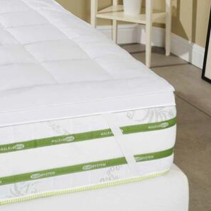 TOPPER MATERASSO SINGOLO BIANCALUNA