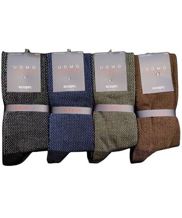 Calzino lungo uomo in cotone caldo Scopri Prisco Trento