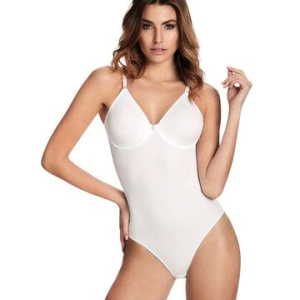 Body donna sfoderato con ferretto in microfibra E by Papillon Vento