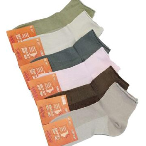 Calzino corto donna smollato in filo con soletta traspirante Scopri art. Zefiro