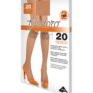 GAMBALETTO VELATO OPACO DONNA FILODORO COMFORT 20