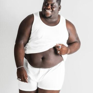 Boxer uomo taglie forti in jersey di cotone Map 5003 Bianco