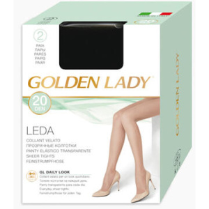 COLLANT VELATO DONNA GOLDEN LADY LEDA 20- 2 PAIA