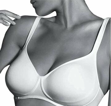 Reggiseno preformato in cotone elasticizzato Gios Cannella