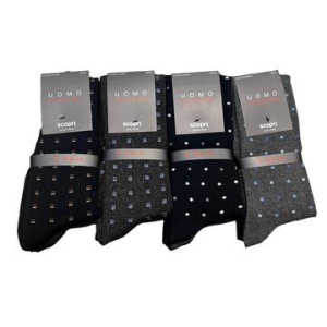 CALZINO LUNGO UOMO IN COTONE CALDO SCOPRI PRISCO CAPRI TRI-PACK