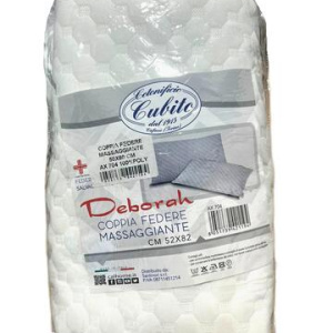 COPPIE DI FEDERE COTONE MASSAGGIANTI DEBORAH COTONIFICIO CUBITO